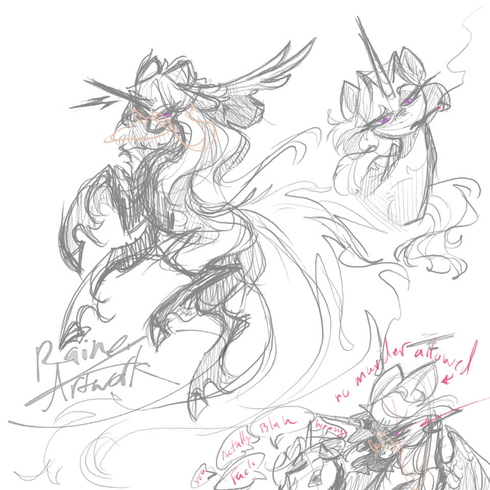 Doll Oc Rough Sketches